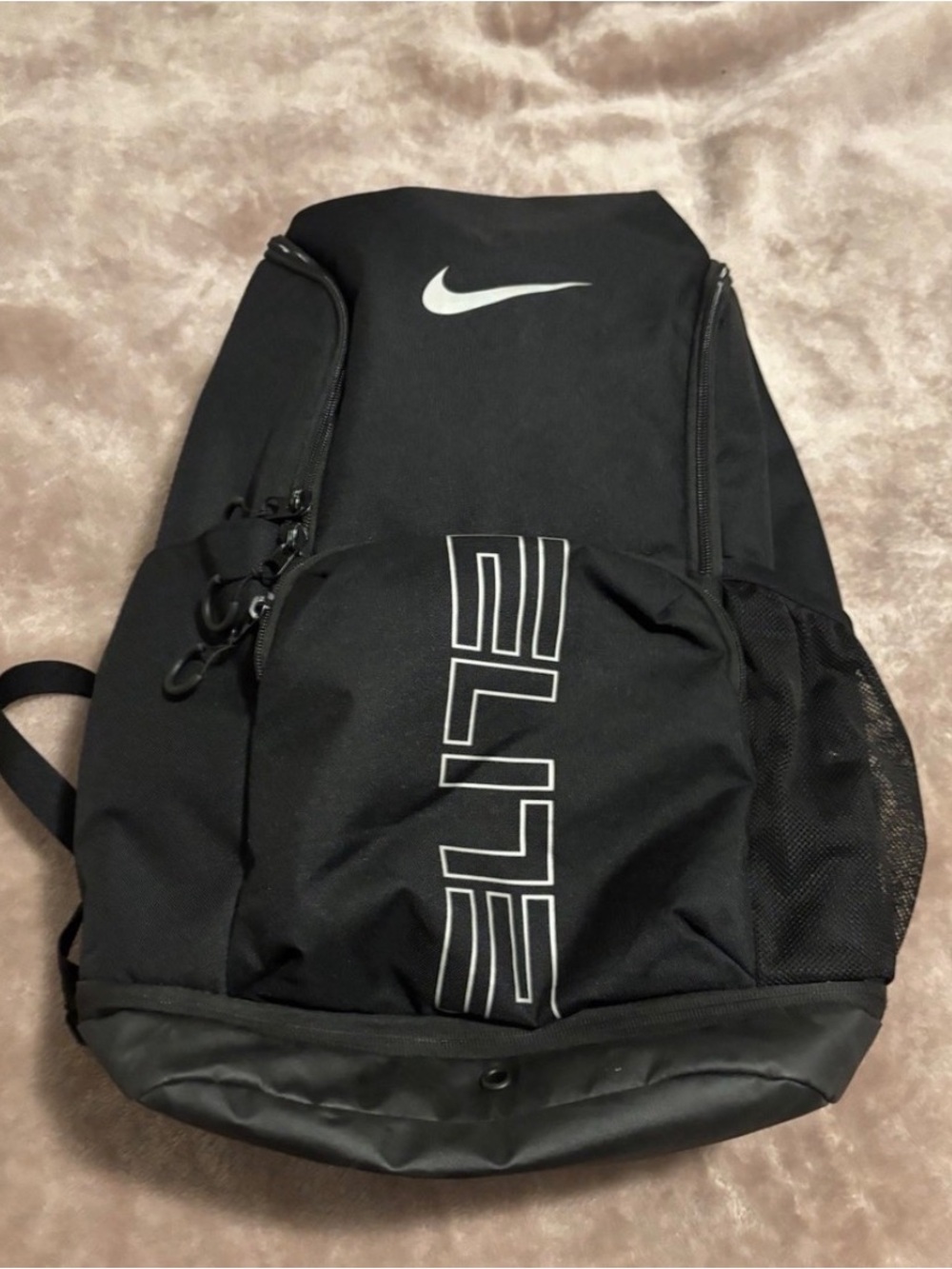 Nike Black Men's Backpack with White Logo